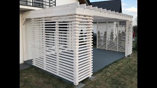 Nowoczesna pergola taras altana [upl. by Yllet30]