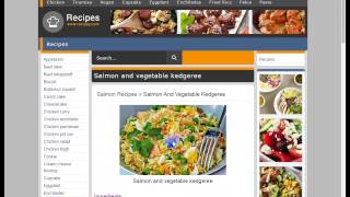 Salmon Recipes » Salmon And Vegetable Kedgeree  Recipep [upl. by Gasser]