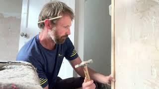 How to fit architrave  on uneven walls [upl. by Allisan83]