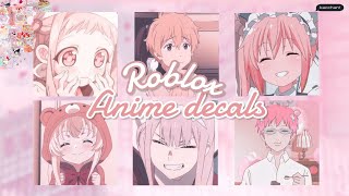 ROBLOX 🍥 Aestethic Anime Decals id 🍥 [upl. by Pulcheria]