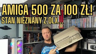 Amiga 500 za 100 zł z OLX stan nieznany zobaczmy [upl. by Anilys]