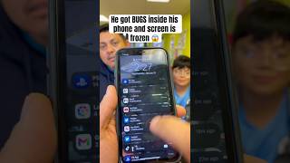 I FIXED His PHONE With a Simple TRICK 😳 shorts funny iphone apple ios fyp [upl. by Valry]