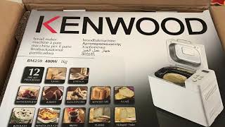 The Making of Simple White Bread with Kenwood Breadmaker BM250 [upl. by Nevsa]