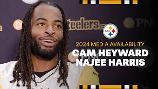 Cam Heyward Najee Harris Media Availability Nov 14  Pittsburgh Steelers [upl. by Nemaj]