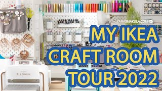 My IKEA Craft Room Tour 2022 Including Skådis [upl. by Andrus925]