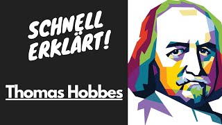 Schnell Erklärt Thomas Hobbes [upl. by Naujek580]