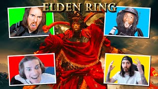 Elden Ring  Streamers REACT to Messmer the Impaler Boss Fight [upl. by Rehpotsihrc]