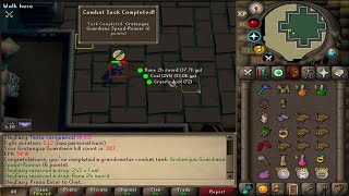 OSRS  Most Casual Grotesque Guardians SpeedRunner Kill Ever [upl. by Esiole400]