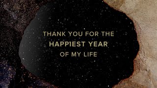 Jaymes Young  Happiest Year Official Lyric Video [upl. by Mattheus]