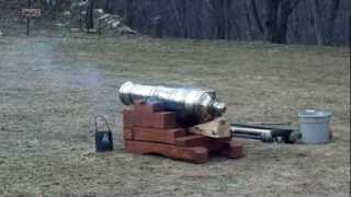 Antique 230 yearcld Bronze Cannon Fires for first time in two Centuries [upl. by Kin]