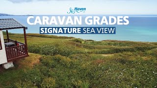 Signature Sea View Caravan  Haven Accommodation Grades [upl. by Taveda]