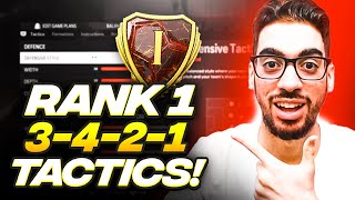 THE BEST RANK 1 META 3421 FORMATION amp CUSTOM TACTICS FOR EAFC 24 ULTIMATE TEAM [upl. by Elwaine]