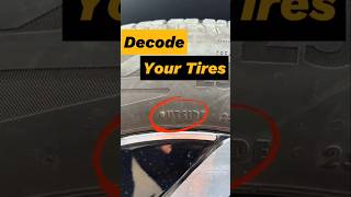 Recognizing Several Symbols on Your Car Tires cardrivingtips automobile shorts [upl. by Veradi549]