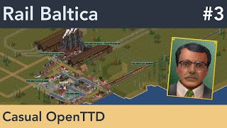 Playing the Subsidy Game  OpenTTD  Rail Baltica  3 [upl. by Mills]