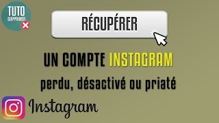 Récupérer un compte Instagram perdu désactivé ou piraté [upl. by Halfdan]