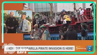 Gasparilla is here in Tampa Hear from Chief Bercaw Sheriff Chronister [upl. by Hoes]