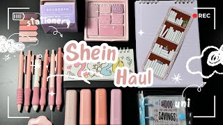 Back to School Shein Haul  Stationery Supplies✨🌿 [upl. by Betteann]