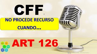 CFF126 NO PROCEDE EL RECURSO DE REVOCACIÓN CONTRA FIANZAS POR GARANTÍAS FÍSCALES [upl. by Ailecnarf]