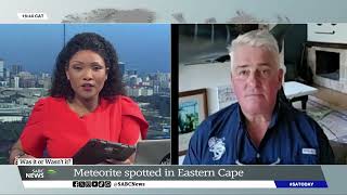 Meteorite spotted in E Cape Tim Christy weighs in [upl. by Ruffina292]