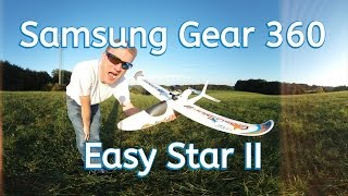 Samsung Gear 360 2016  2017 auf dem Multiplex Easy Star II  Sunset 360°  Movie [upl. by Akinihs]