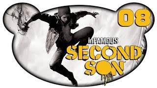 Lets Play inFamous Second Son German 08  Neonfarbener Scharfschütze [upl. by Nayrda]