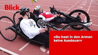 Zurich 2024 HandbikeFahrer zeigt wie schwer Paracycling ist [upl. by Swart261]