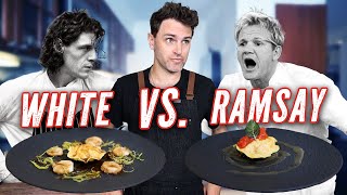 Lobster Ravioli CAGE MATCH Gordon Ramsay vs Marco Pierre White [upl. by Giah254]