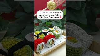 FINAL  LA BOX SUSHI DES ABOS 🧀 YAKITORI crochetfood yakitori crocheting [upl. by Ettena562]