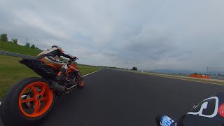 First Time on Autodrom Most  Onboard KTM Superduke 1290 R [upl. by Daniel623]