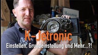 KJetronic  Einstellen Grundeinstellung und Mehr Erklärt vom Kfz Meister [upl. by Cordey532]