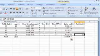 Excel 2007 tutoriel 10  Notion de référence relative et absolue [upl. by Kahl]