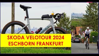 Skoda Velotour 2024  Eschborn Frankfurt mit Data Overlay 40min highlight  raw footage no comment [upl. by Dayiz]