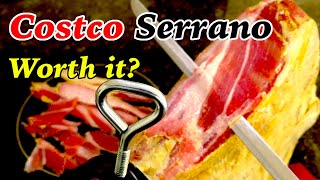 Costco Serrano Ham Review Whole Jamon Open box amp taste test [upl. by Tecla127]