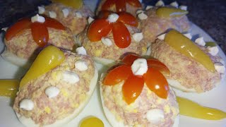 Фаршированные яйца НАЧИНКА ДЛЯ ЯИЦ ВЫГОДНАЯ И ВКУСНАЯ [upl. by Schofield852]