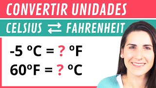 CONVERTIR Grados CELSIUS a FAHRENHEIT y Viceversa 🌡 [upl. by Annehcu]