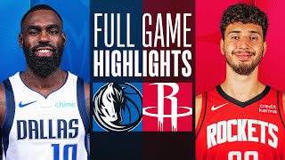 MAVERICKS at ROCKETS  FULL GAME HIGHLIGHTS  December 22 2023 [upl. by Nilkcaj399]