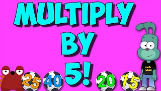 Multiply by 5 Learn Your 5X Facts [upl. by Kiley]