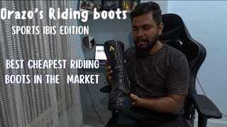 Best riding boots under 7k Unboxing and review of new Orazo IBIS sports riding boots [upl. by Red]