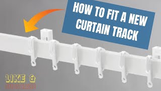 How To Fit A New Curtain Track [upl. by Frants]