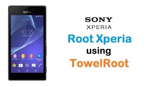 Root Sony Xperia  using TowelRoot [upl. by Amikat]