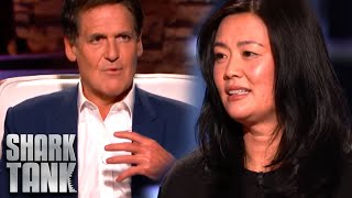 Shark Tank US  Mark Cuban Tries To Pit The Original Stretchlaces Entrepreneurs Against Robert [upl. by Sidonius581]