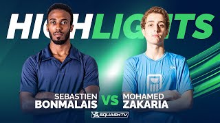 🇫🇷 Bonmalais v Zakaria 🇪🇬  Singapore Squash Open 2024  RD2 HIGHLIGHTS [upl. by Assirahs67]