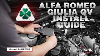 CHIPBOX® Install Guide Alfa Romeo Giulia Quadrifoglio 29 Turbo  Seletron Performance Chip [upl. by Etnemelc]