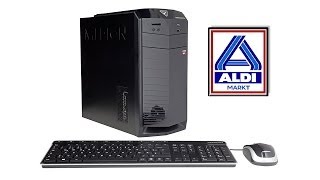 Medion Akoya E4000 Der neue AldiPC im Test [upl. by Ayna]