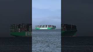 Container ship quotEver Maxquot 11124 [upl. by Foote]