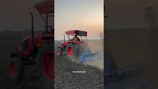 Kubota 5502 performance on 6 feet rotavator 🚜🐎👌 view tractor [upl. by Bryant207]