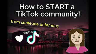 How to START a Writing Community on TikTok [upl. by Phalan]