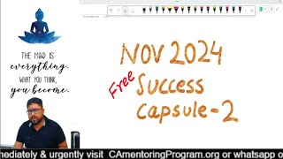 🔥Nov 24 Free Success Capsule  2 [upl. by Akinor759]