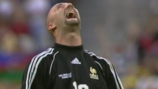 Fabien Barthez A kiss of luck and a World Cup win [upl. by Atinna]