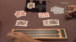 Board Games In Action Cribbage Ace HighLow Variant [upl. by Bostow470]